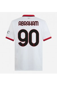 AC Milan Tammy Abraham #90 Voetbaltruitje Uit tenue 2024-25 Korte Mouw